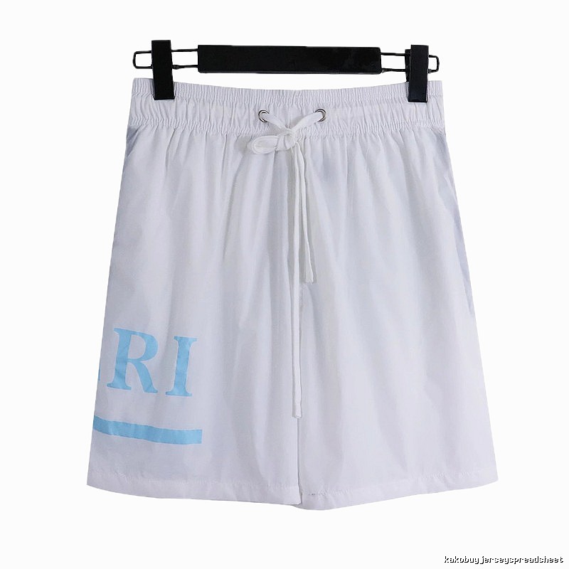 AMIRI Letter Print High Street Style White Shorts
