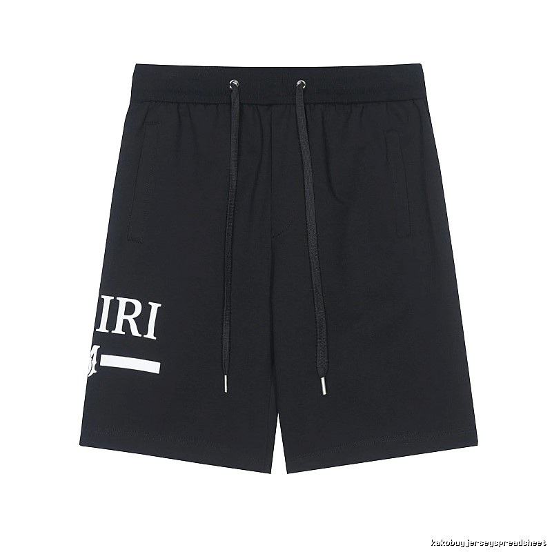Amiri Logo Detail Logo shorts Black Casual Amiri with Relaxed Feel