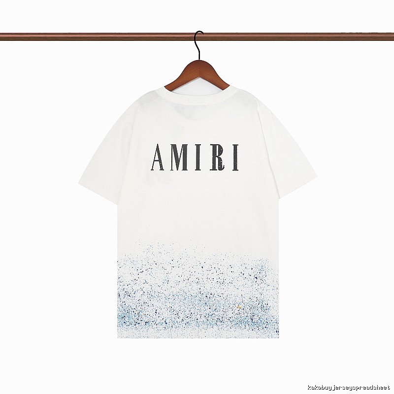 Amiri Relaxed Graphic T-shirt White Blue Amiri with Designer-Inspired Detail