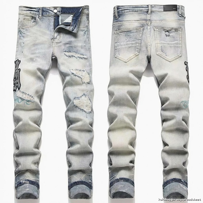 AMIRI Ripped Trendy and Cool Style Jeans