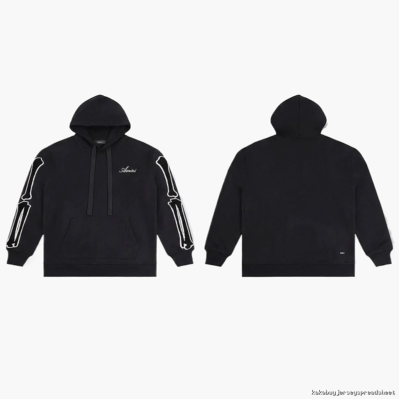 AMIRI Skull Style Black Hoodie