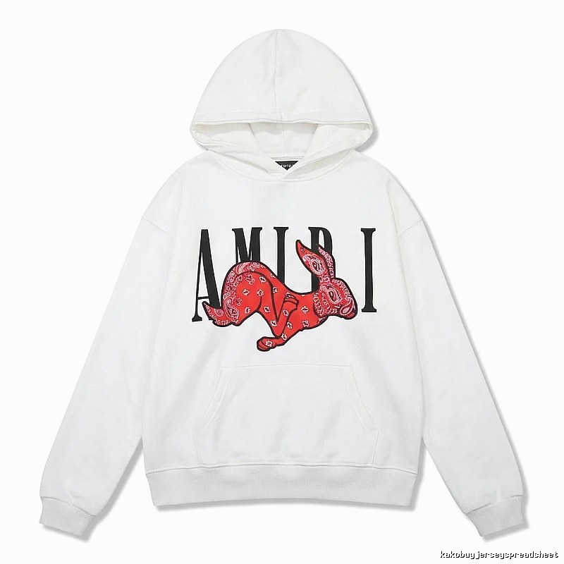 AMIRI White Sweatshirt with Rabbit Print