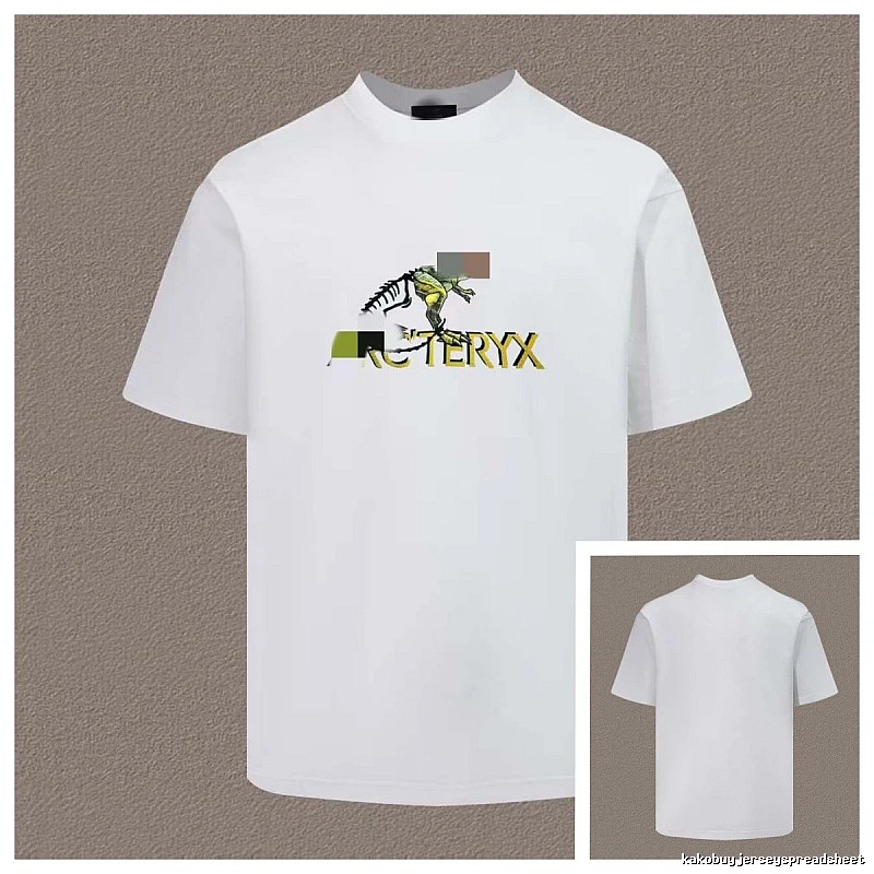 Arc'teryx Dinosaur Print Casual Style White T-Shirt