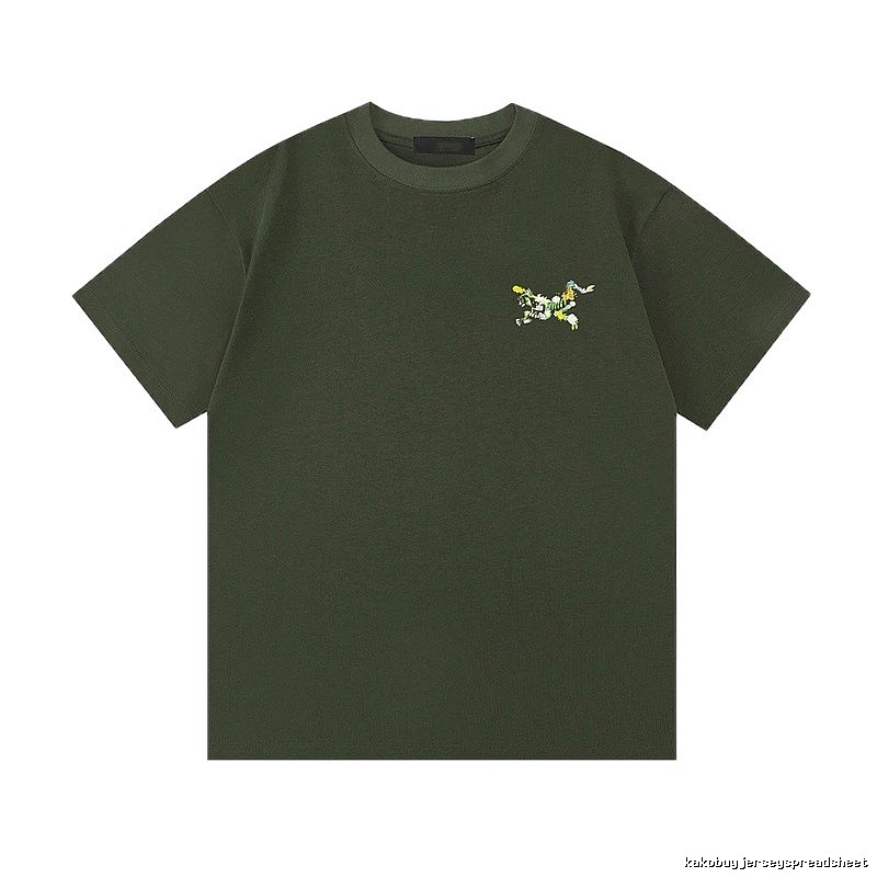 Arc'teryx Floral Logo Outdoor-style Army Green T-Shirt