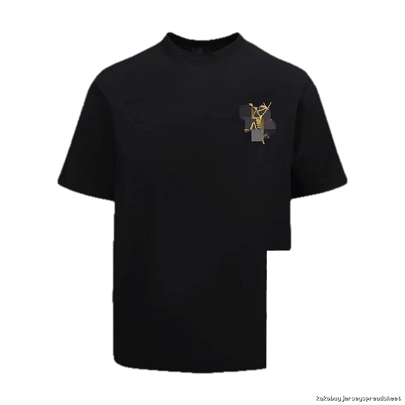 Arc'teryx Printed Functional Style Black Short Sleeve T-Shirt