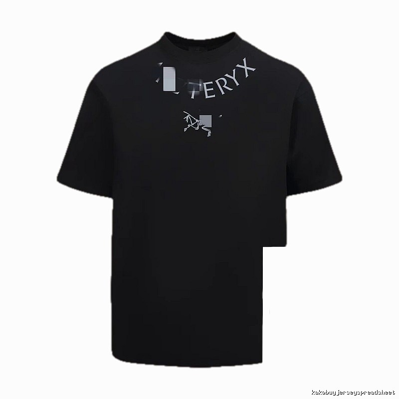 Arc'teryx Printed Functional Style Black Short Sleeve T-shirt