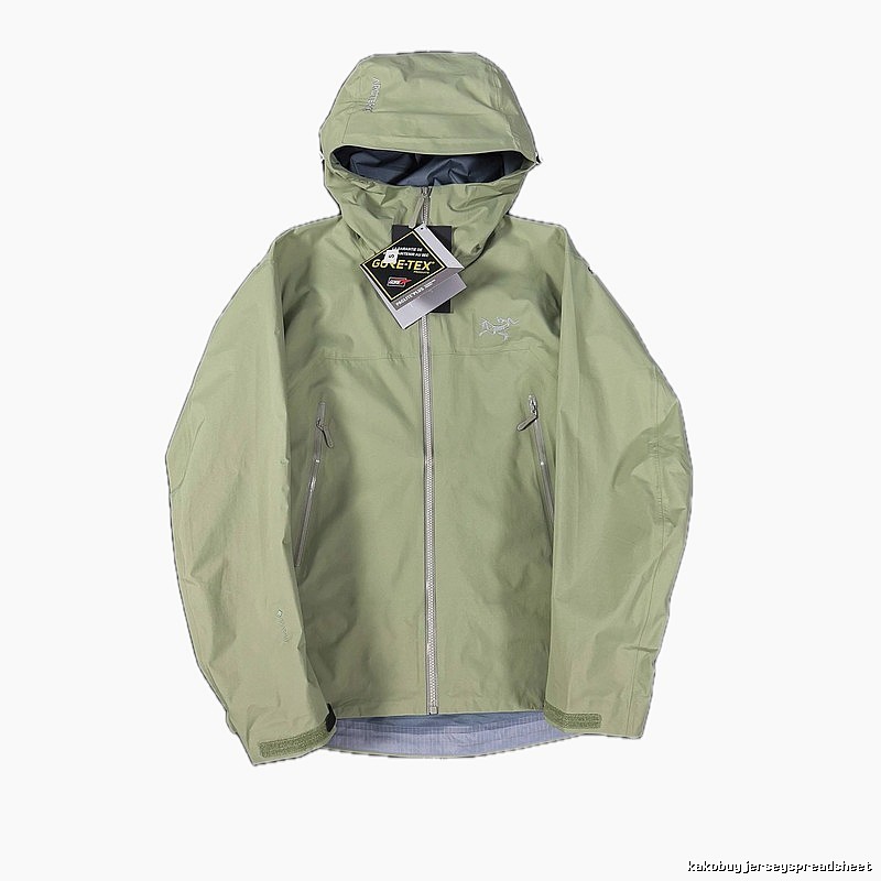 Arc’teryx sage green windbreaker