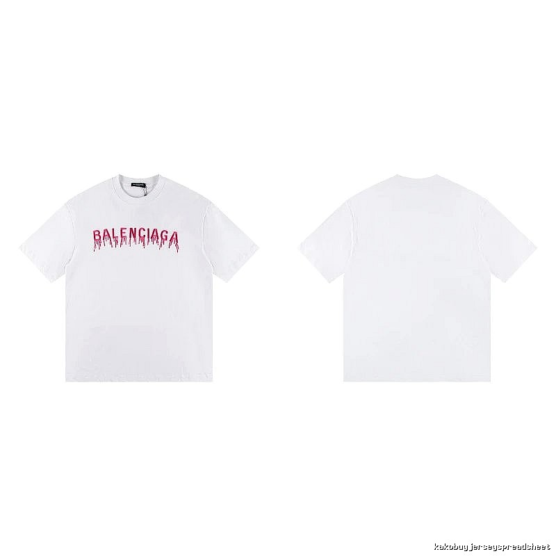 Balenciaga Blood Drop Collection Street Style White T-Shirt