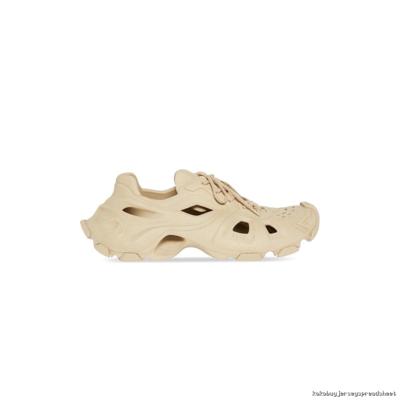 Balenciaga Cream Slip-on Shape Beige Mule Sneaker for Photo Ready Styling