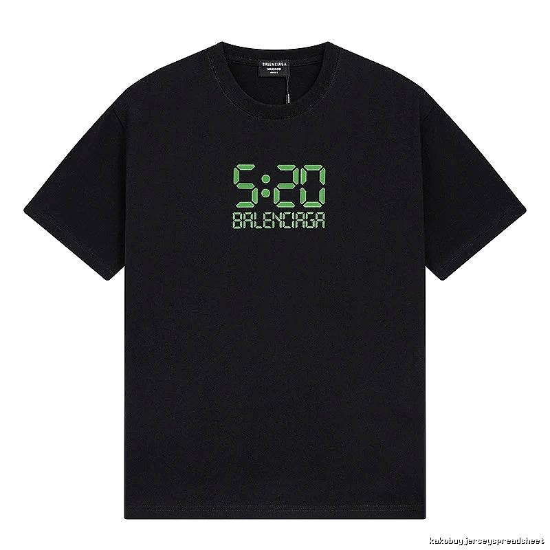 Balenciaga digital-style black T-shirt