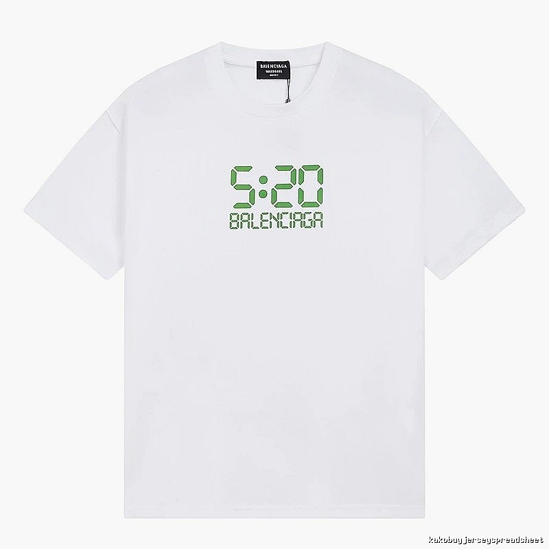 Balenciaga digital-style white T-shirt