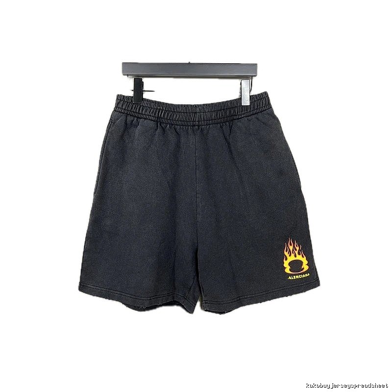 Balenciaga Flame Style Shorts