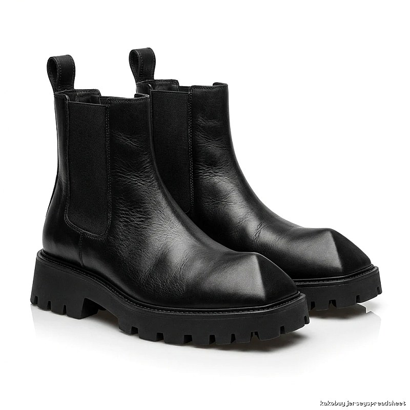 Balenciaga Geometric Style Ankle Boots