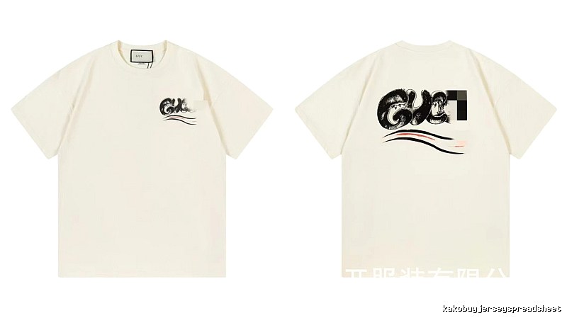Balenciaga Graffiti Street Style Off-White Short-Sleeve T-Shirt