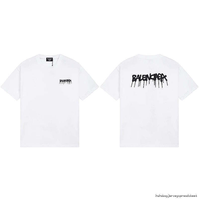 Balenciaga Graffiti Style White T-shirt