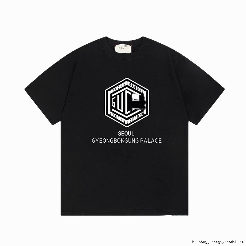Balenciaga Graphic Printed Cool & Trendy Black Short-sleeve T-shirt