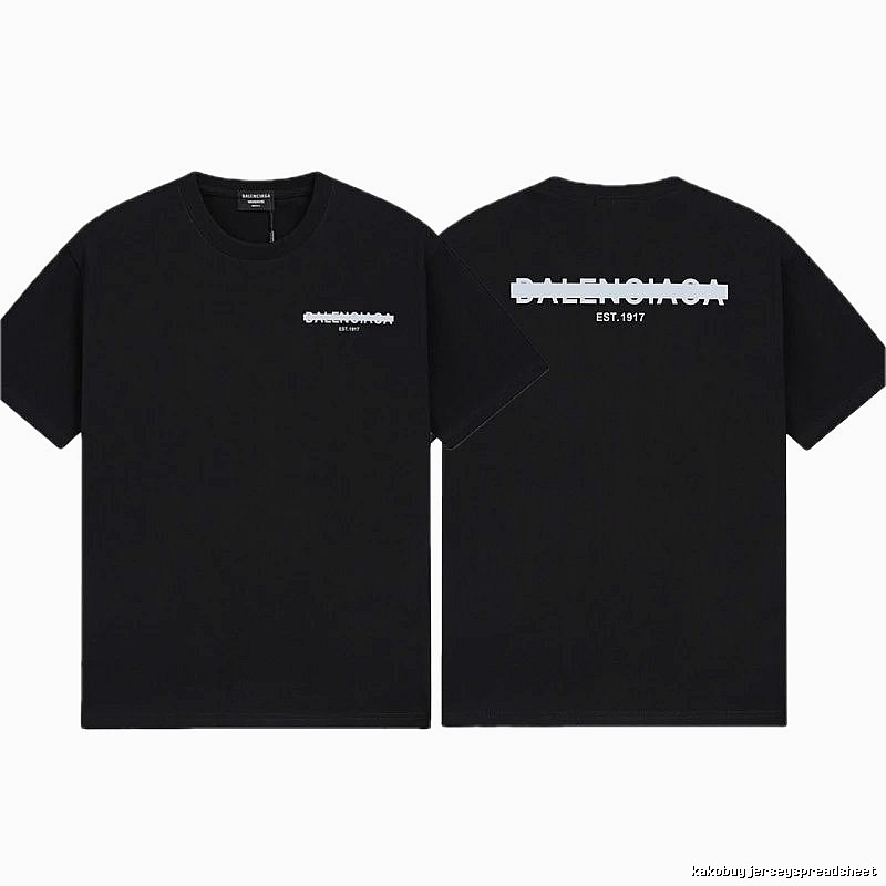 Balenciaga LOGO Printed Street Style Black T-shirt