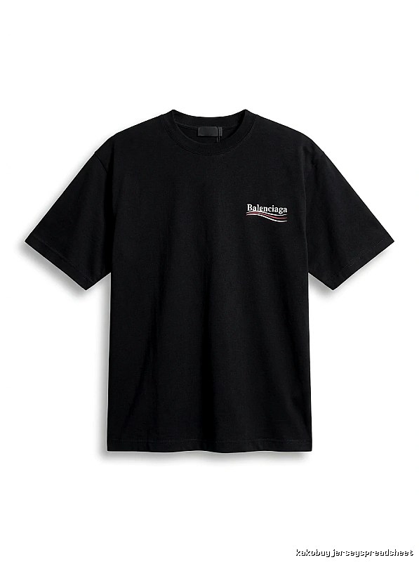 Balenciaga minimalist style black T-shirt