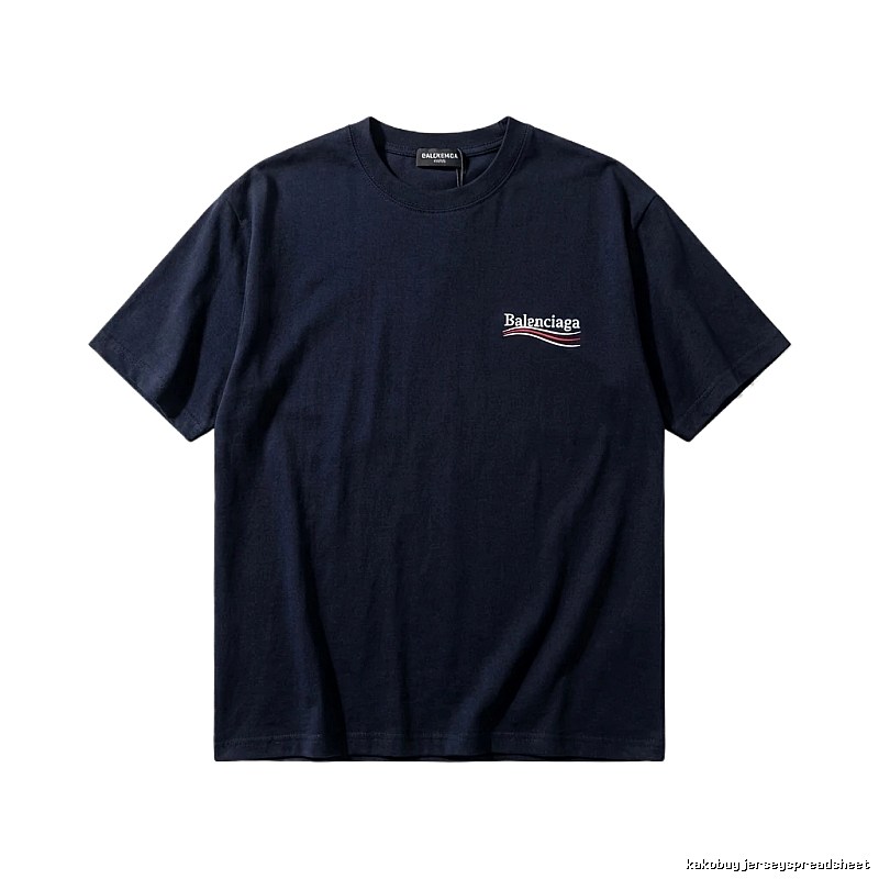 Balenciaga minimalist style black T-shirt