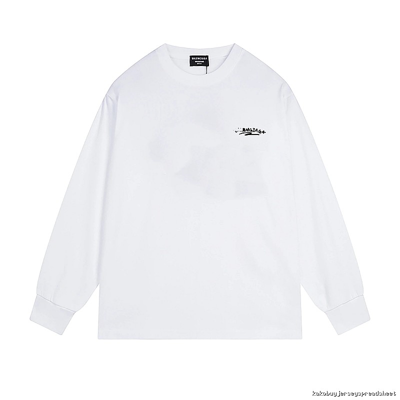 Balenciaga minimalist style white T-shirt