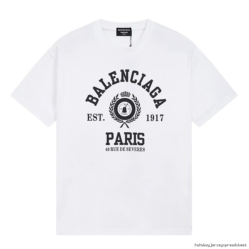 Balenciaga retro style white T-shirt