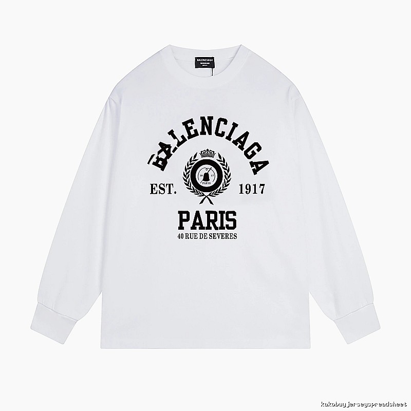 Balenciaga retro-style white T-shirt