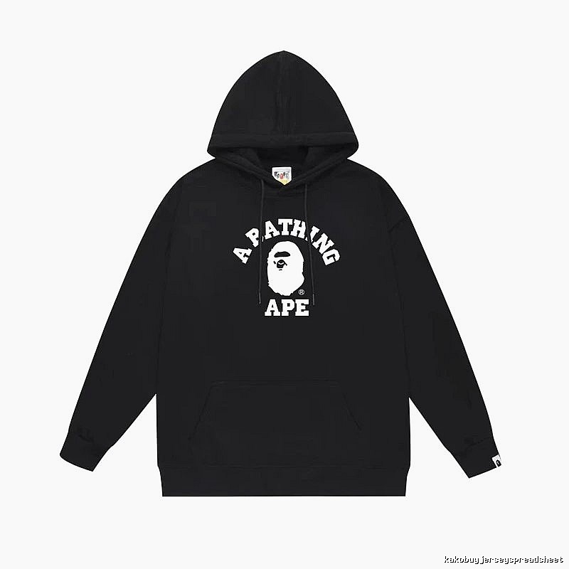 Bape Ape Head Simple Black Sweatshirt