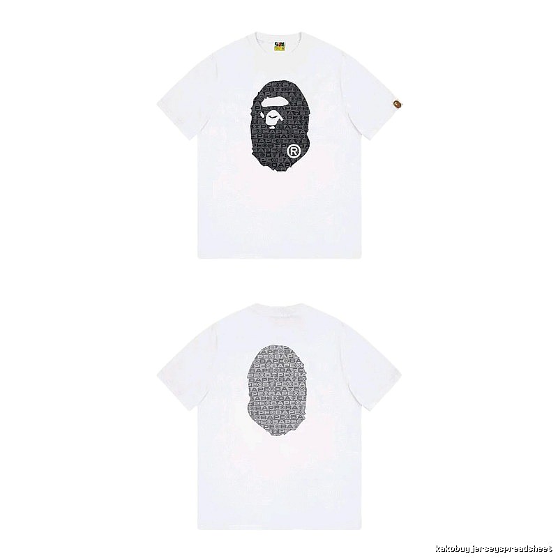 Bape Ape Head Simple White T-shirt