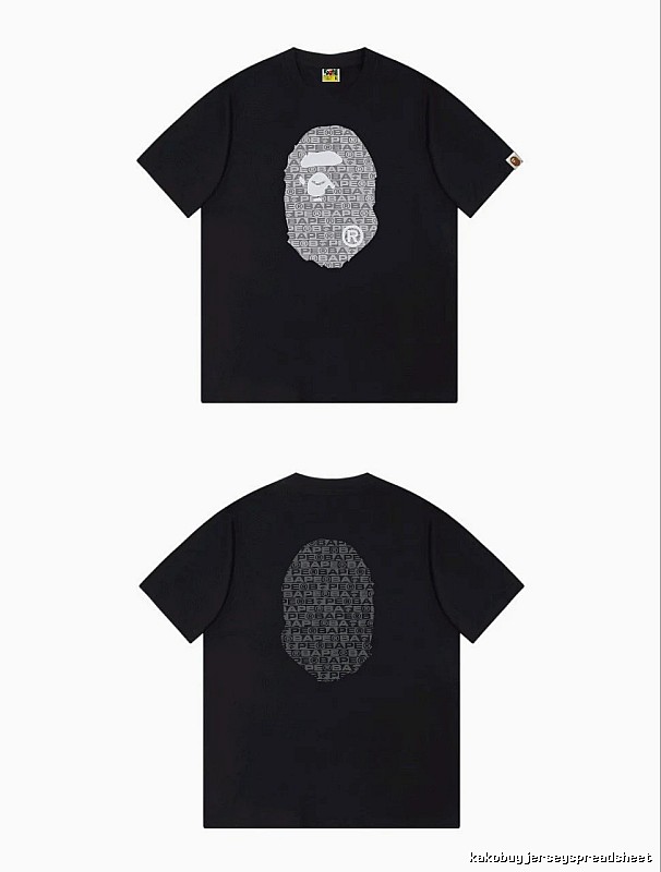 Bape Ape Head Trendy and Cool Black T-shirt