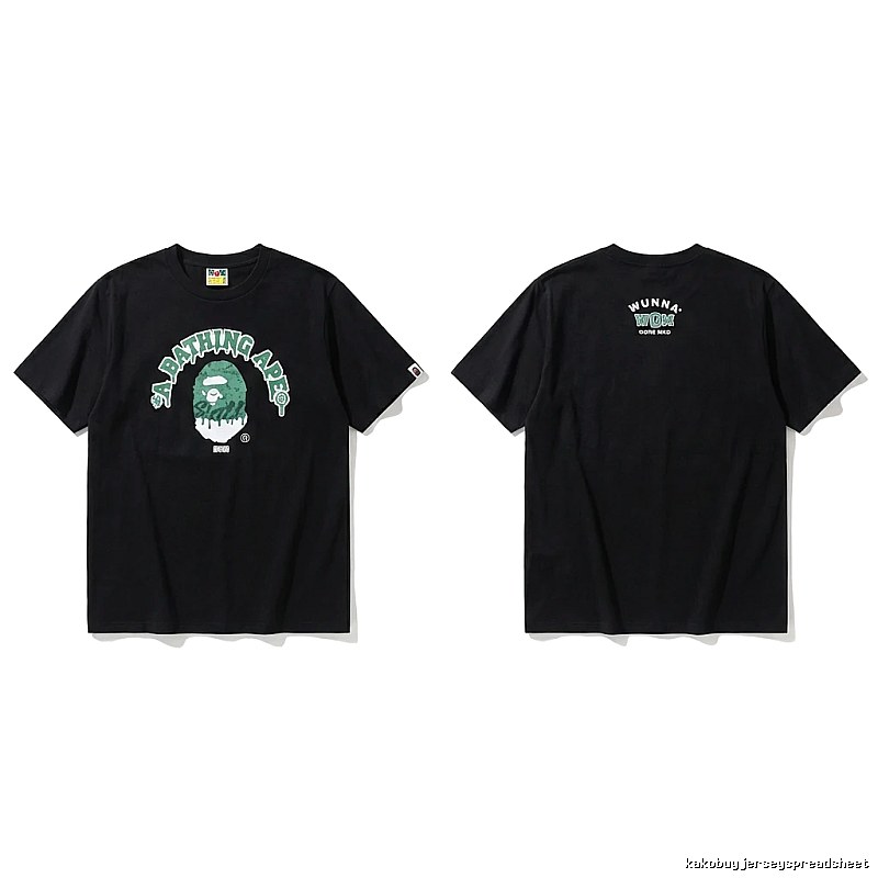 Bape Ape Head Trendy Black T-shirt