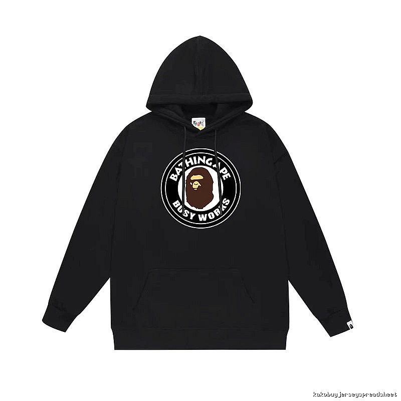 Bape Ape Head Trendy Cool Black Hoodie