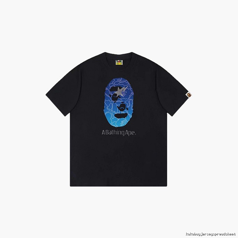 Bape Ape Head Trendy Cool Black T-shirt