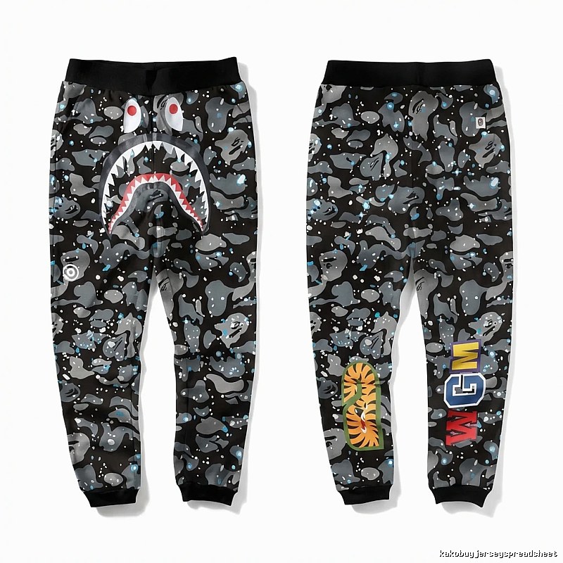 Bape camouflage style casual pants