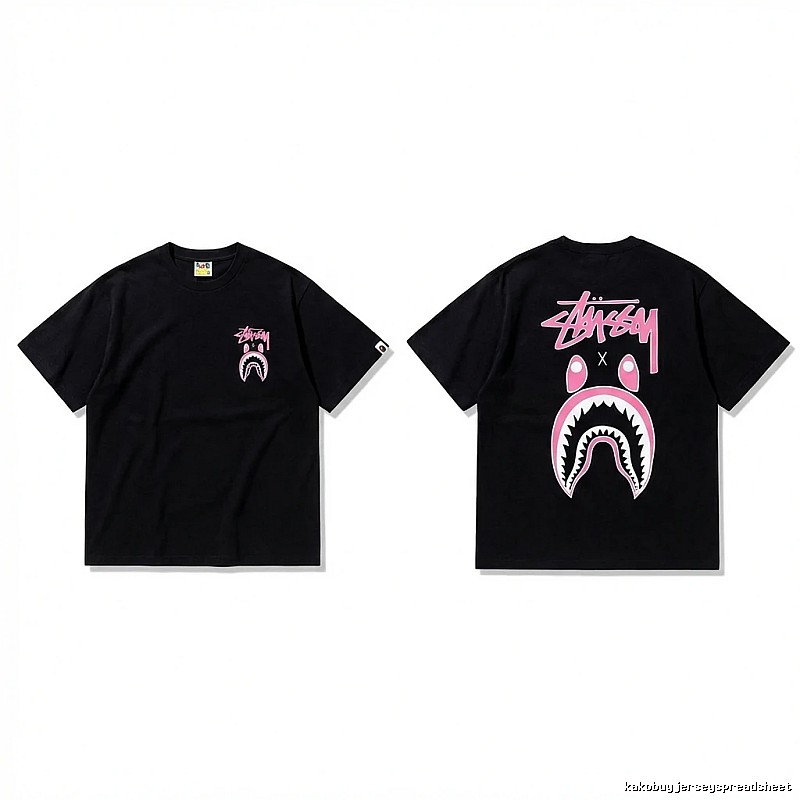 Bape Shark Co-branded Black T-shirt