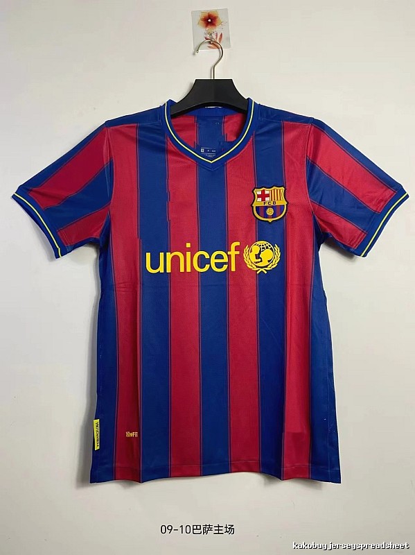 Barcelona Casual Retro soccer jersey Blue Red Barcelona for Streetwear Looks