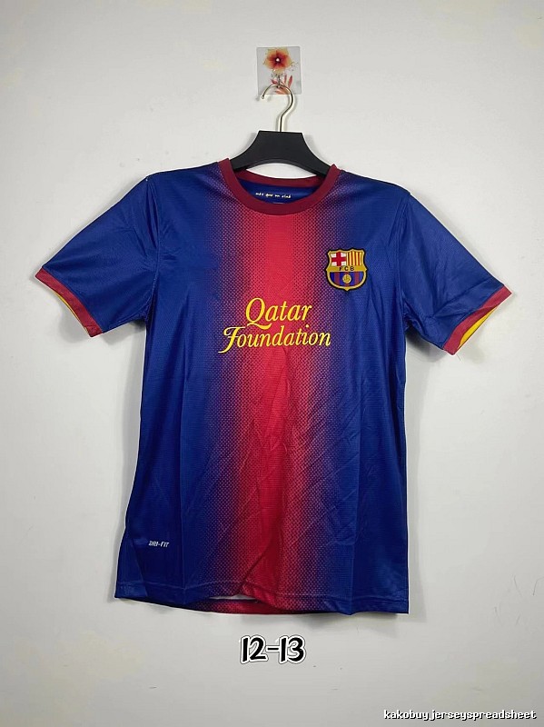 Barcelona Sport Retro soccer jersey Blue Red Barcelona for Collection Drops