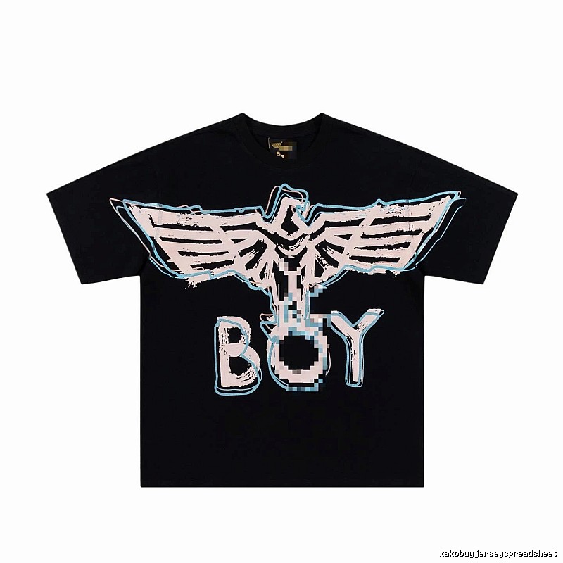 BOY Falcon Series Street Style Black Short-sleeve T-shirt