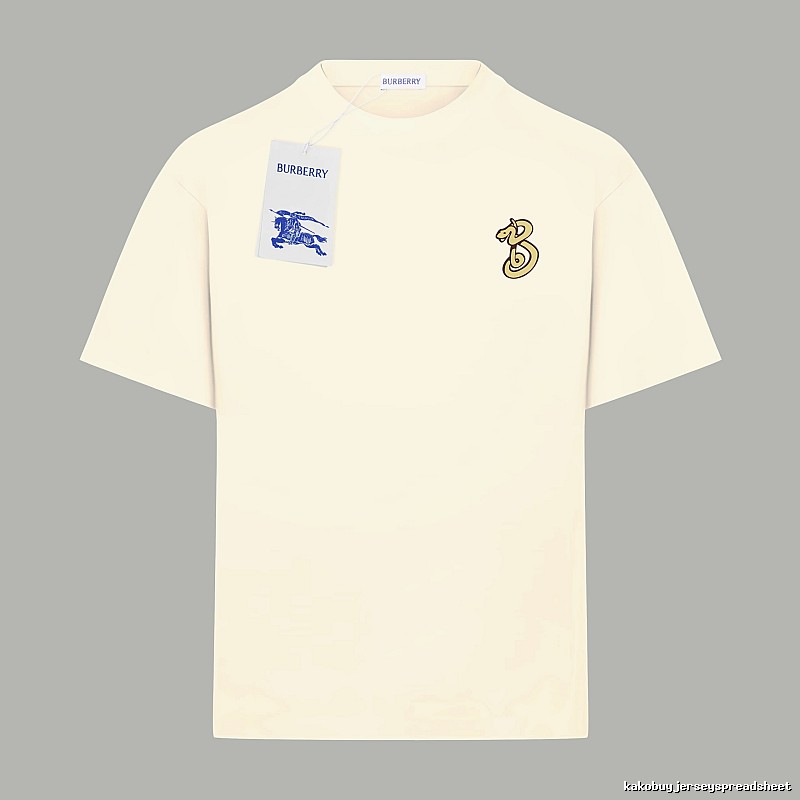 BURBERRY Classic and Simple Style Beige T-shirt