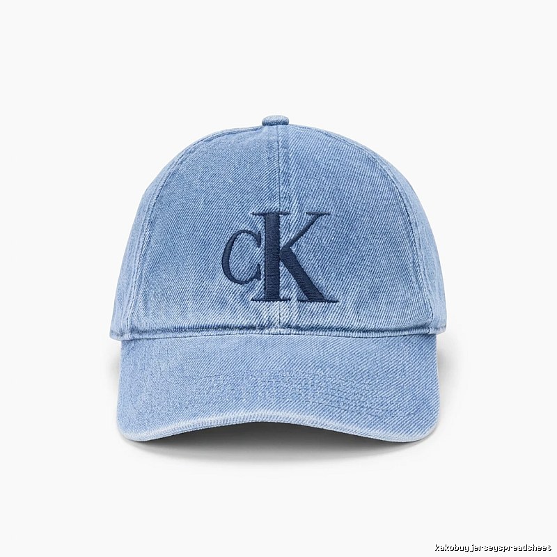 Calvin Klein Simple Denim Blue Baseball Cap