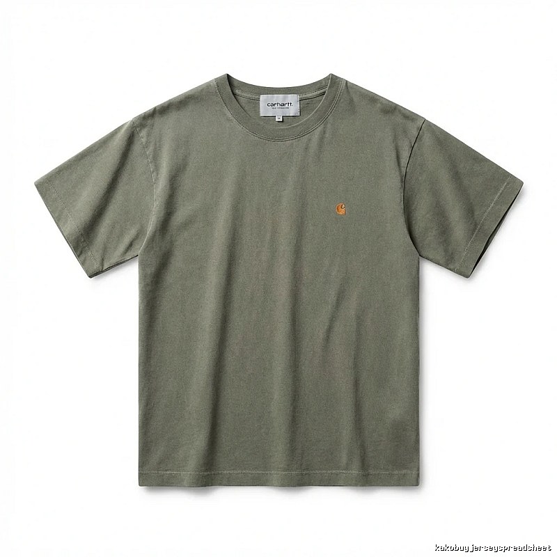 Carhartt basic retro style olive green T-shirt