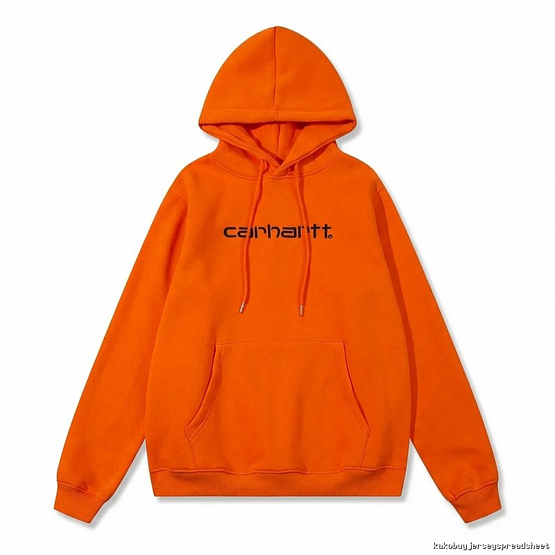 Carhartt orange minimalist style sweatshirt