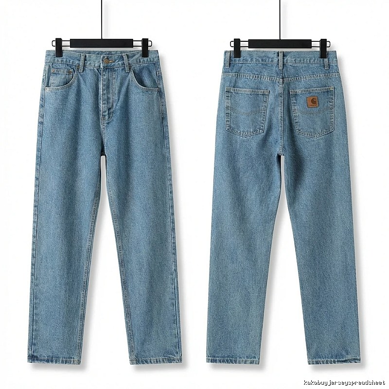 Carhartt retro-style light blue jeans