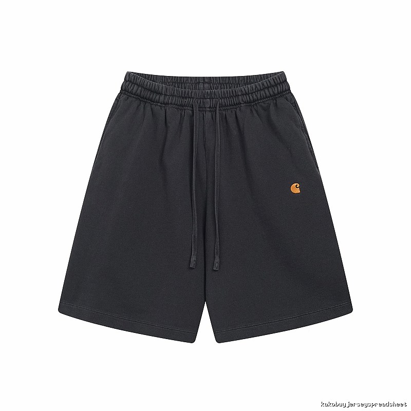 Carhartt Small Logo Workwear Style Carbon Black Casual Shorts