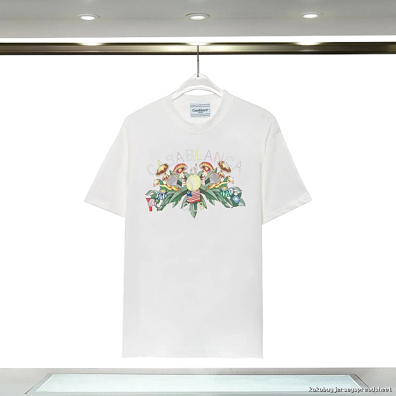 Casablanca Floral Print White T-shirt