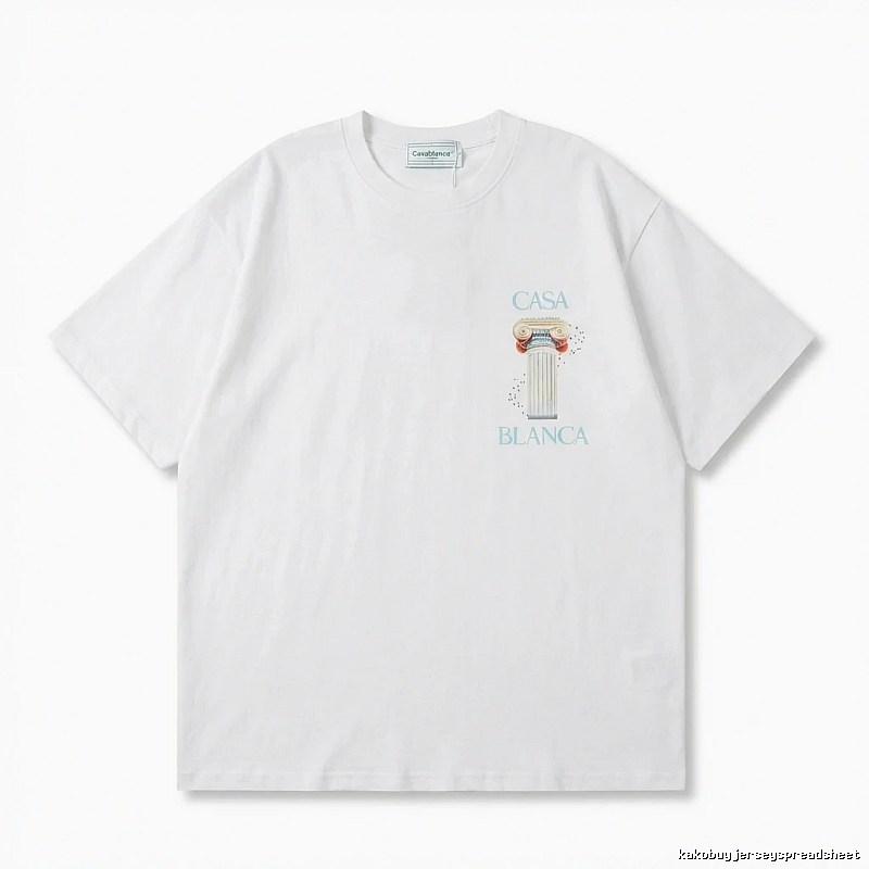 Casablanca Greek column style white T-shirt