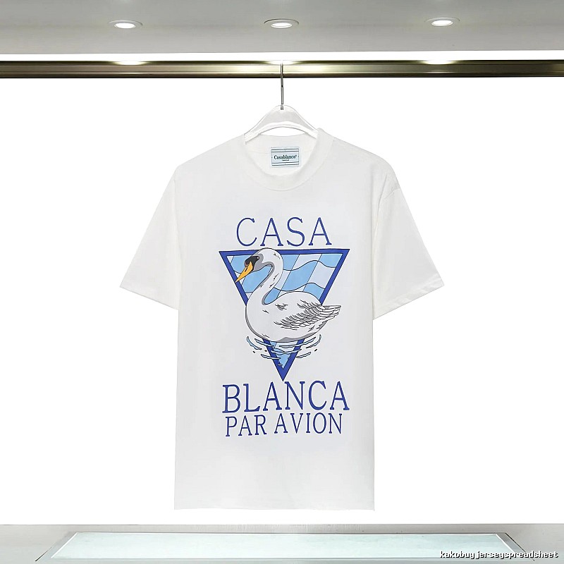 Casablanca Printed Fashionable White T-shirt