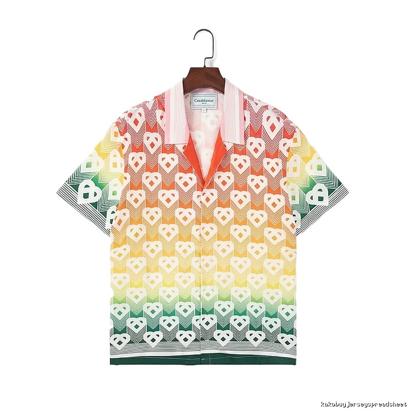 Casablanca Rainbow Gradient Style Shirt