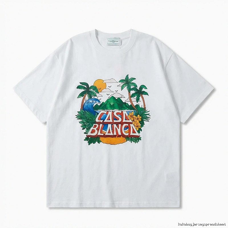 Casablanca Resort Style White T-shirt