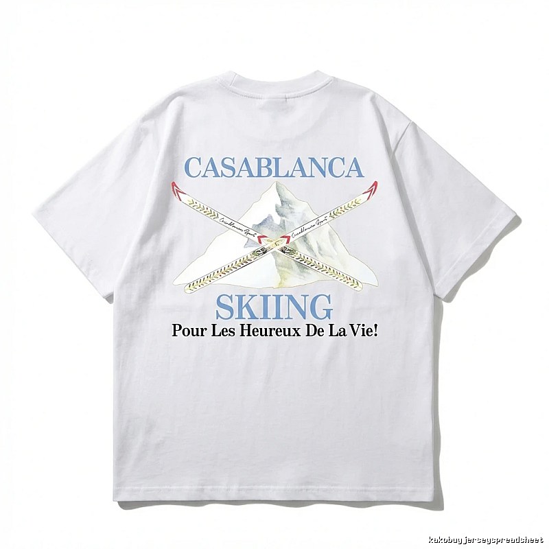 Casablanca Ski Style White T-shirt