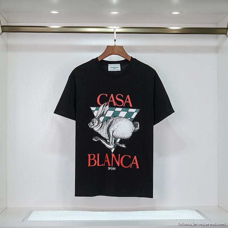Casablanca sporty black T-shirt